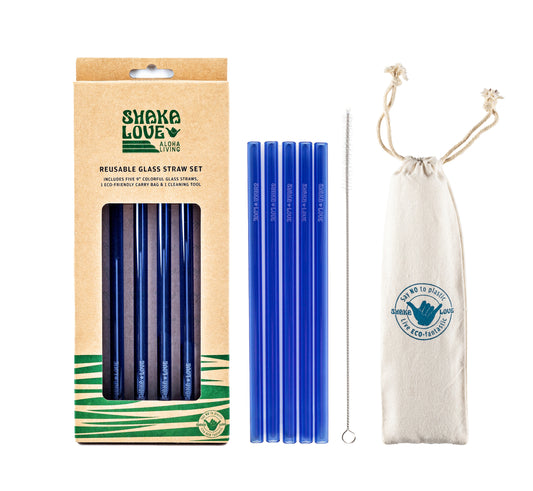 Reusable Glass Straws By Rosseta Home, Mix Set, Flash Sale