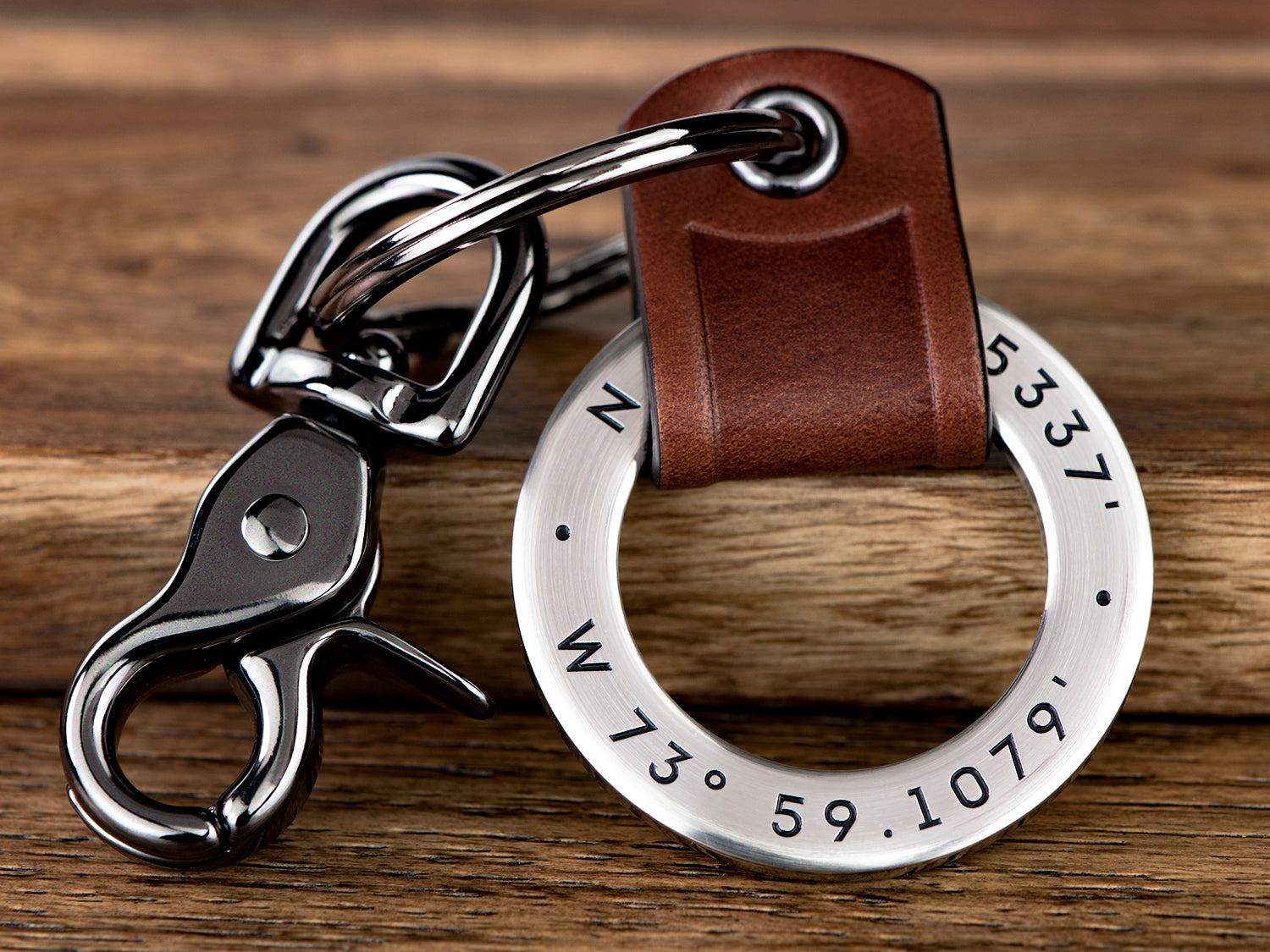 maven-metals-anniversary-gifts-3rd-anniversary-leather-keychain