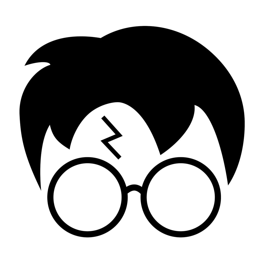 Download Harry Potter Svg Glasses Scar Wizard Harry Potter Clipart Png