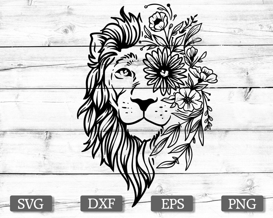 Free Free 312 Lion Head Lion Mandala Svg SVG PNG EPS DXF File