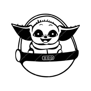 Clip Art Baby Illustration Star Wars Yoda Baby Yoda ...