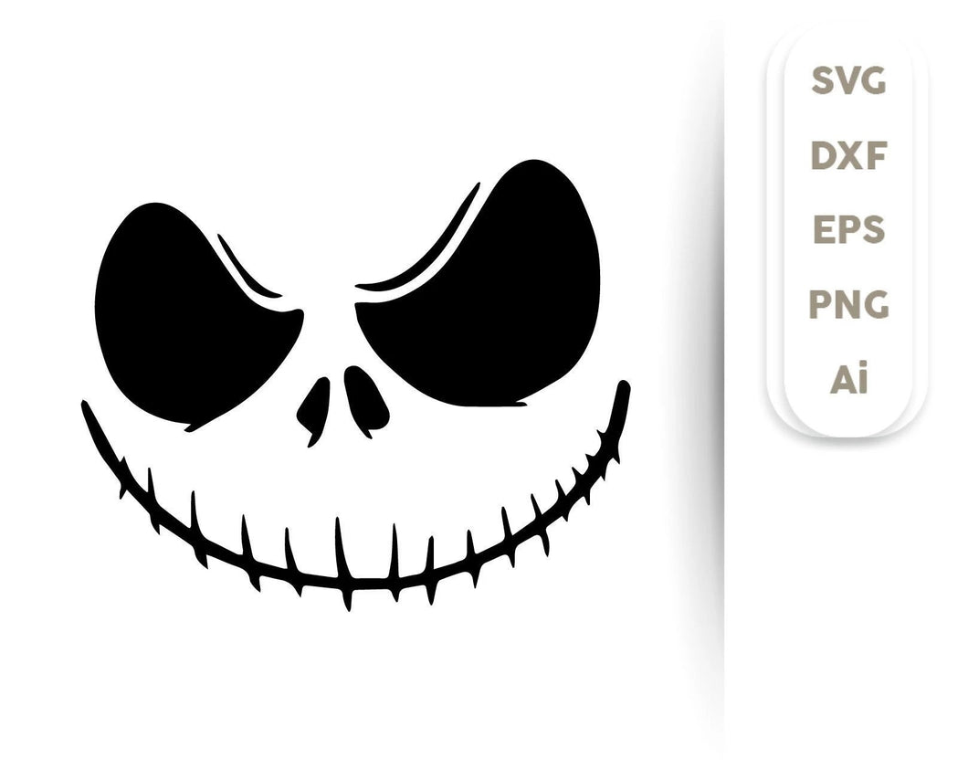 Download Nightmare Before Christmas Skull Svg - Free Vector ...