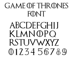 Game Of Thrones Font Svg Game Of Thrones Alphabet Svg Eps Dxf