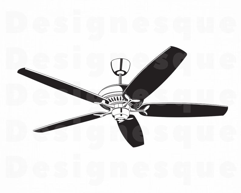 Ceiling Fan Svg Ceiling Fan Clipart Ceiling Fan Files For Cricut Ceiling Fan Cut Files For Silhouette Ceiling Fan Dxf Png Eps Vector