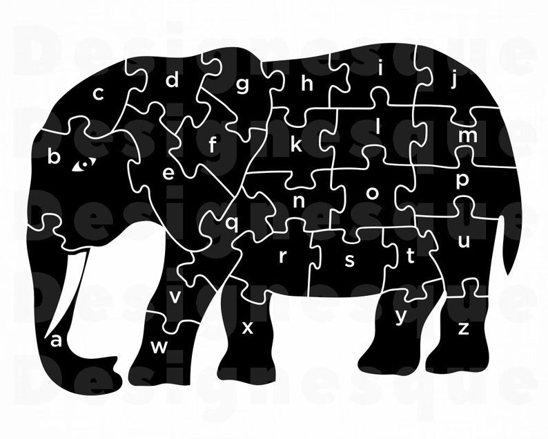 Free Free Elephant Puzzle Svg 807 SVG PNG EPS DXF File