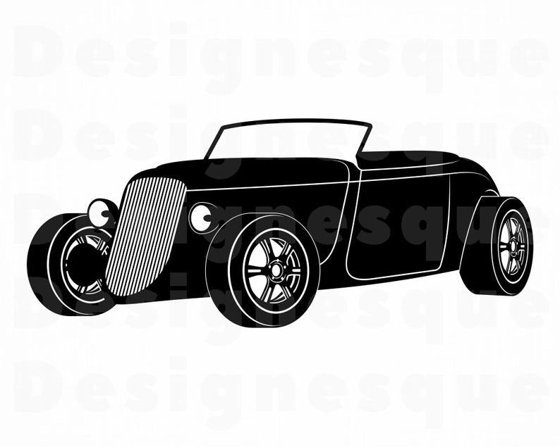 Download Classic Car Hot Rod Svg