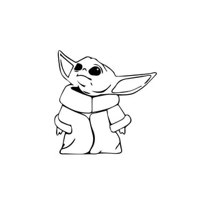 Free Free 231 Baby Yoda Silhouette Svg Free SVG PNG EPS DXF File