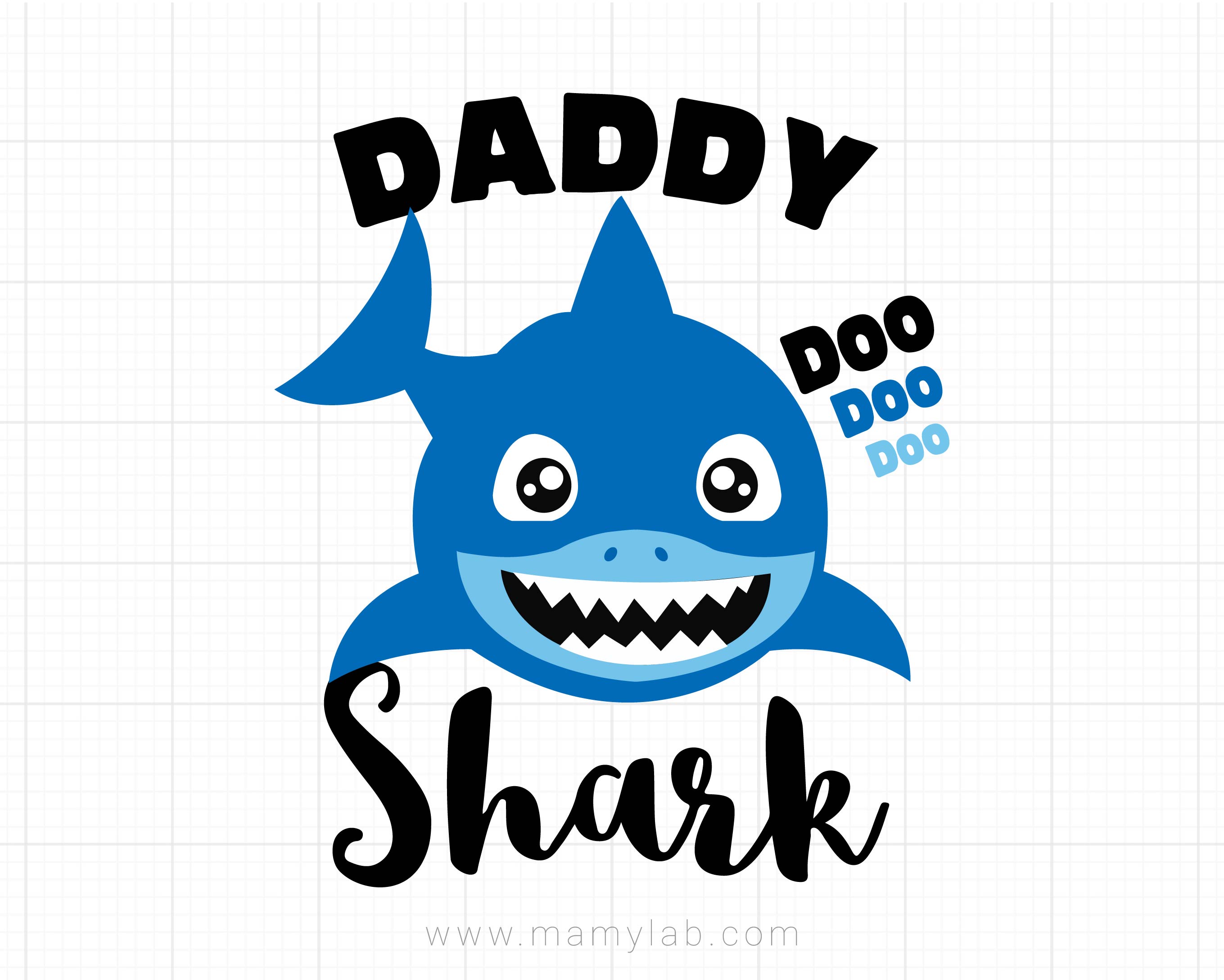 Free Free 124 Baby Shark Daddy Shark Svg SVG PNG EPS DXF File
