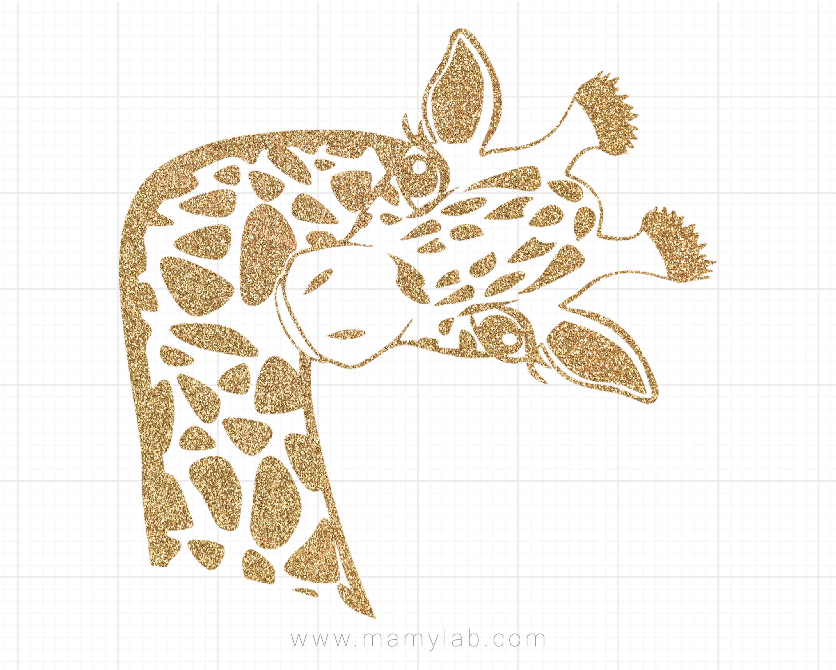 Download Giraffe Print Svg