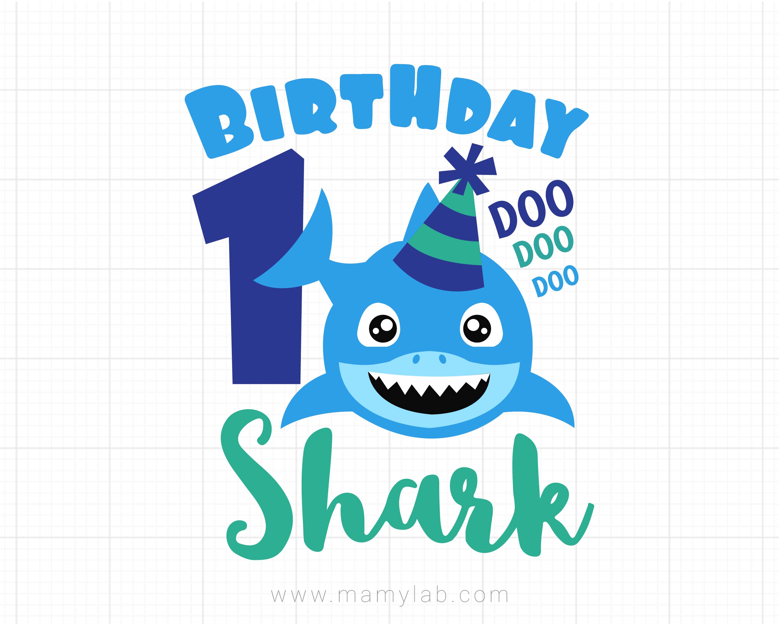 Baby Shark Logo Svg