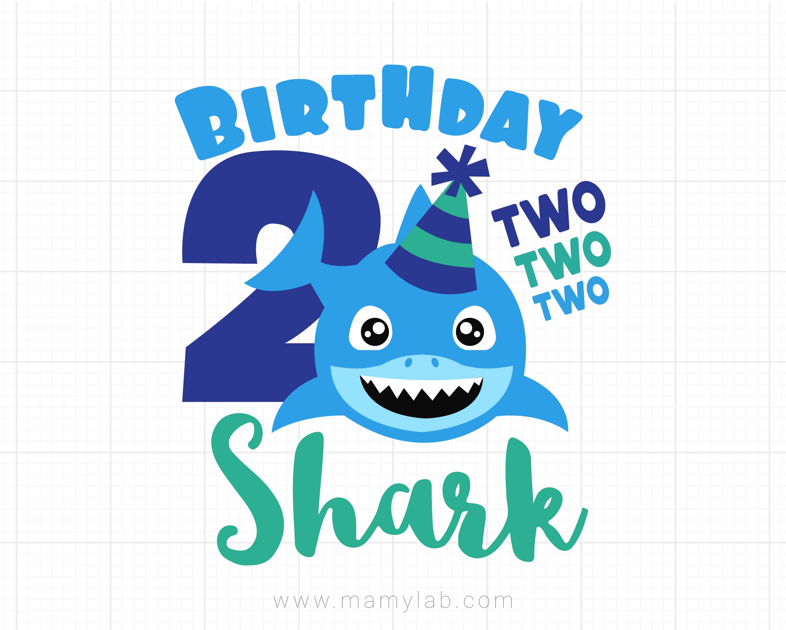 Free Free 156 Birthday Shark 2 Svg SVG PNG EPS DXF File