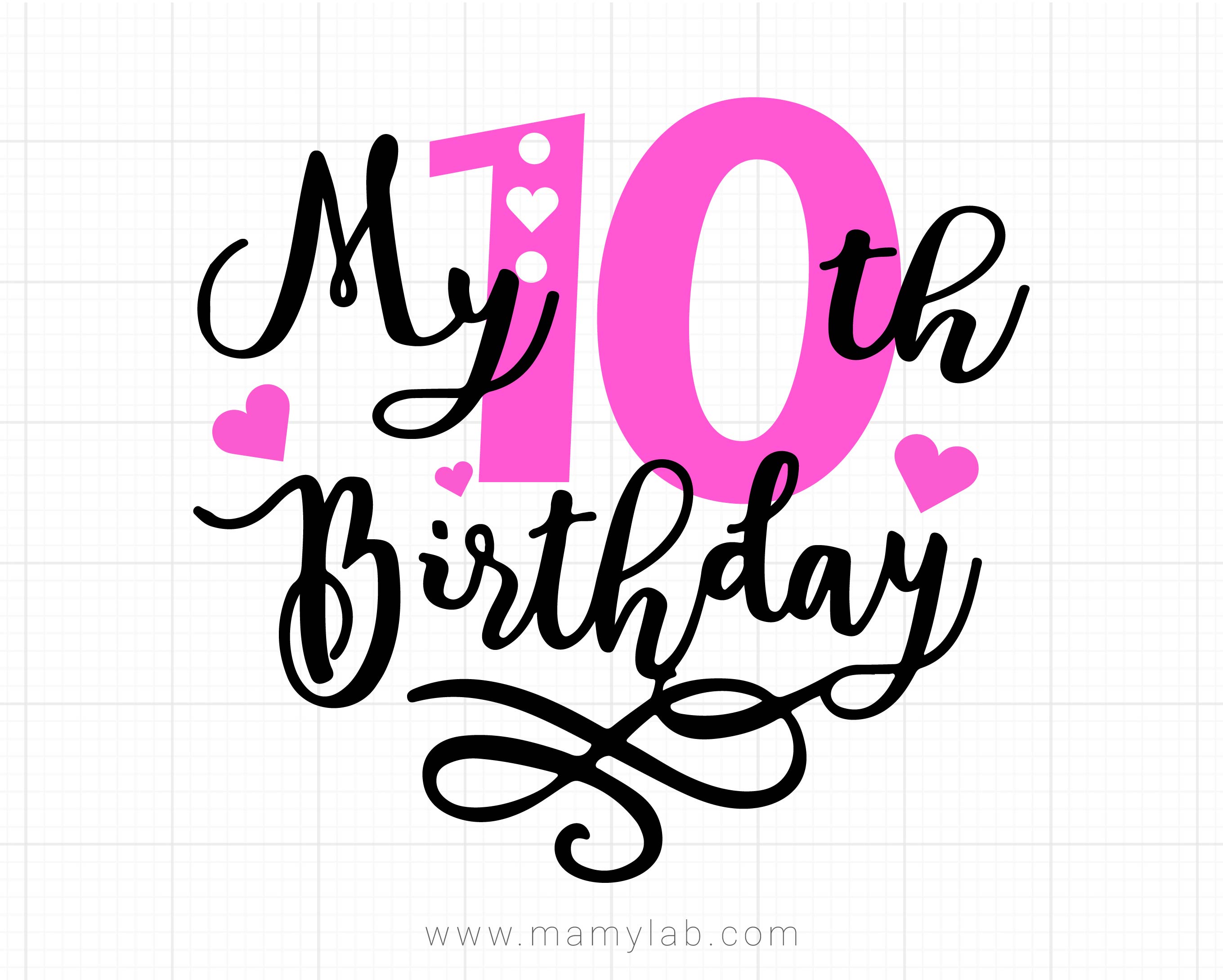 Download Its My Birthday Unicorn Svg