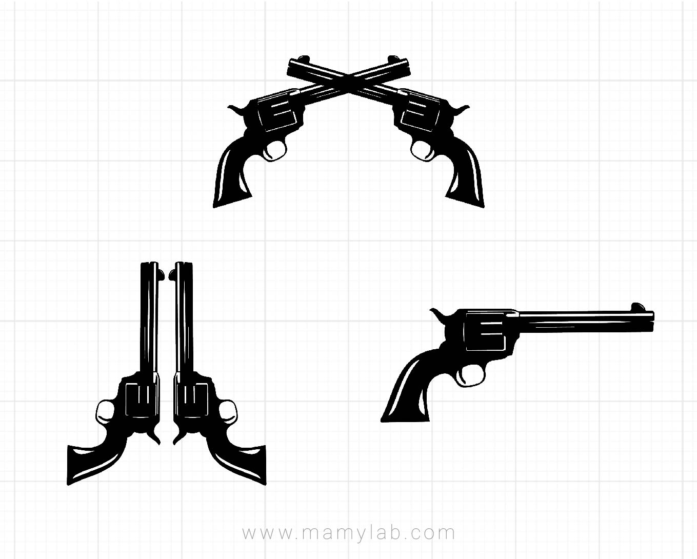 Gun Logo Svg Revolver Svg Gun Svg Pistol Svg Weapon Svg