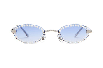 Emma Chamberlain x Crap® Eyewear | The Prima Donna Blue Tint Sunglasses