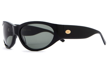 Crap® Eyewear | The Funk Daddy Black Bio Polarized Wraparound Sunglasses