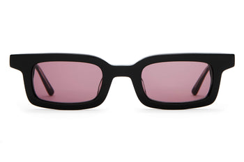 Crap® Eyewear | The Head Rattle Black Bioacetate Plum Tint Sunglasses