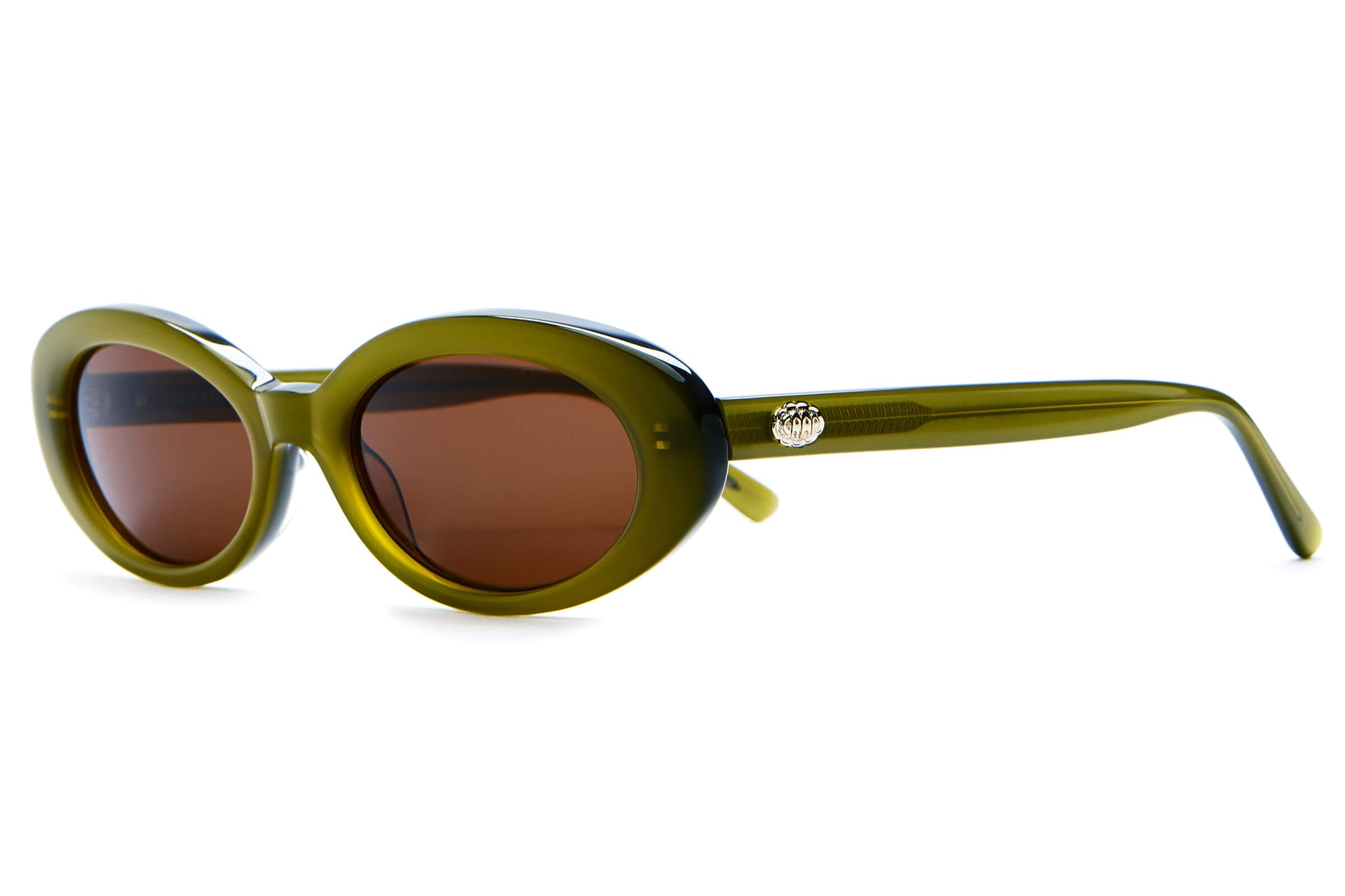 Crap® Eyewear | The Sweet Leaf Olive Green Bioacetate Sunglasses
