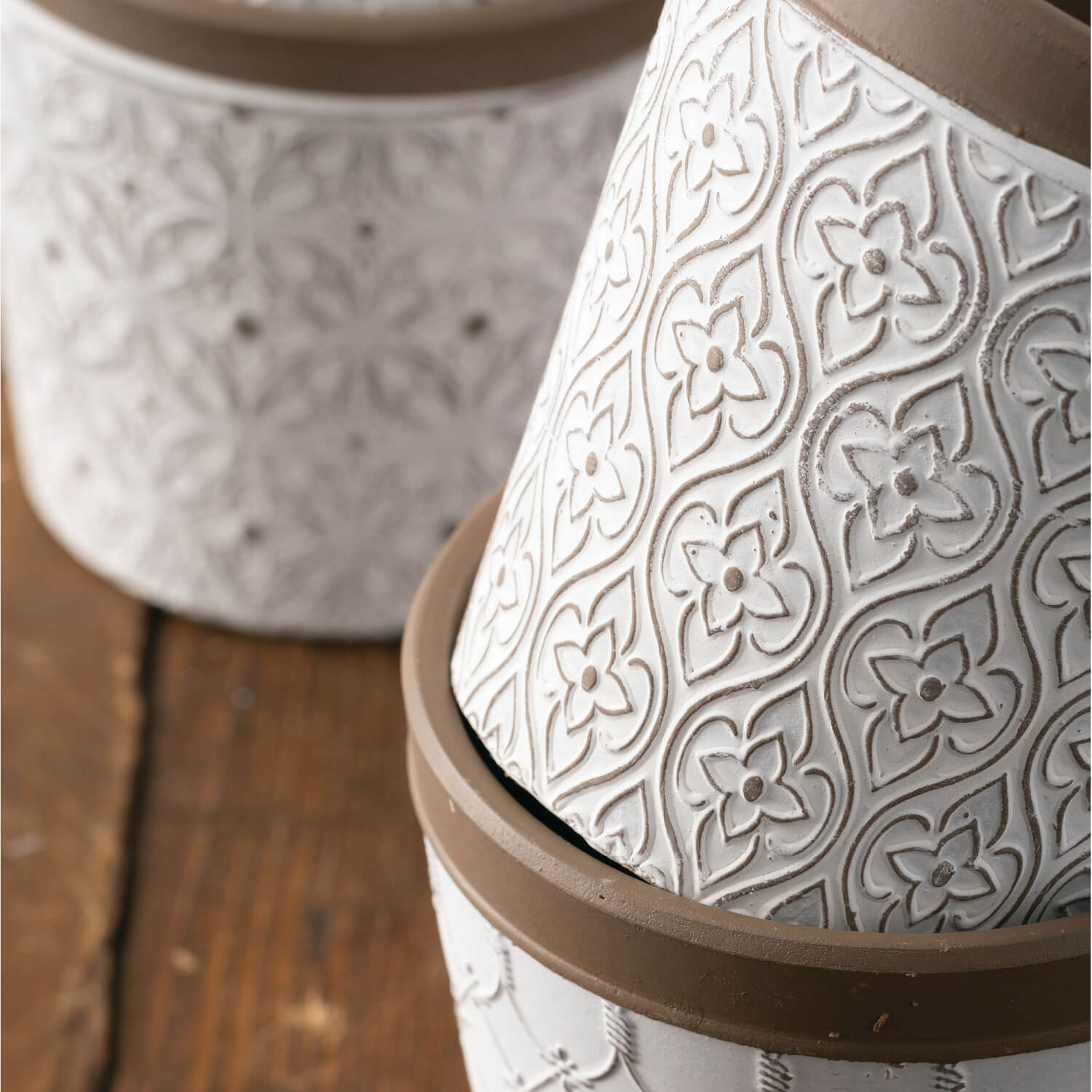 Patterned Flower Pot