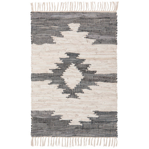 Chindi Leather Rug