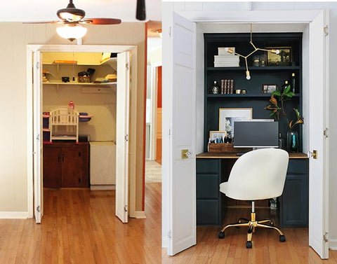 Home office closet