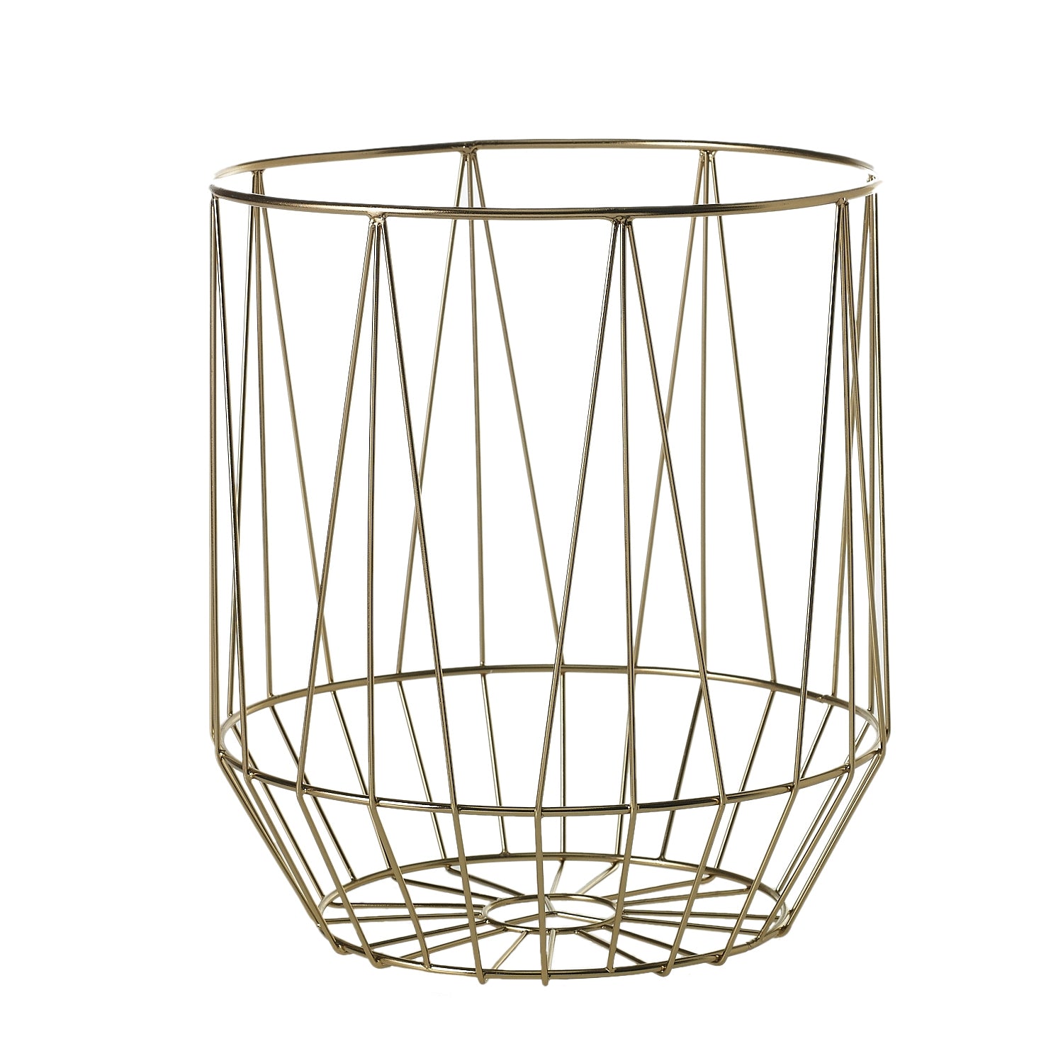 Goldtone Basket