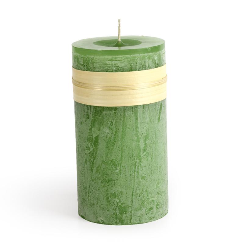 Timber Pillar Candle 4 x 4