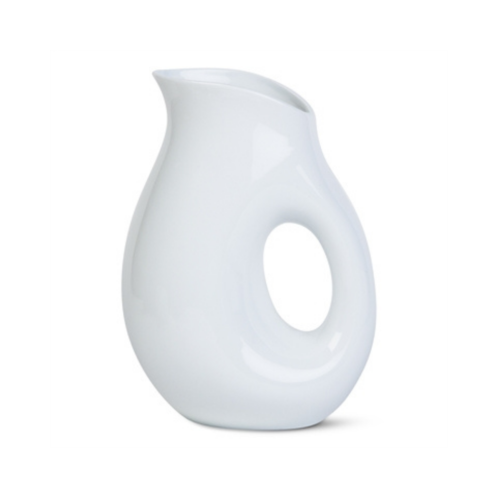 Whiteware Oval Pitcher Small