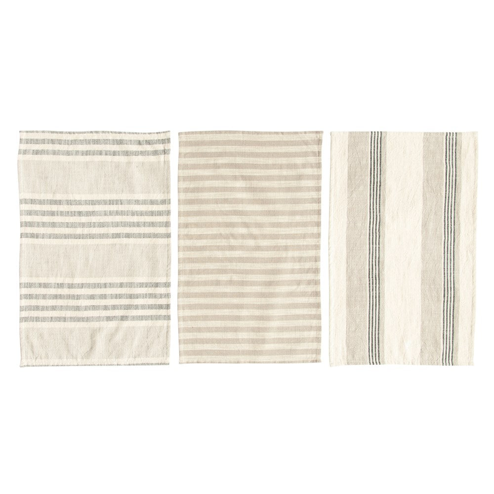 Cotton Tea Towels, Set of 3