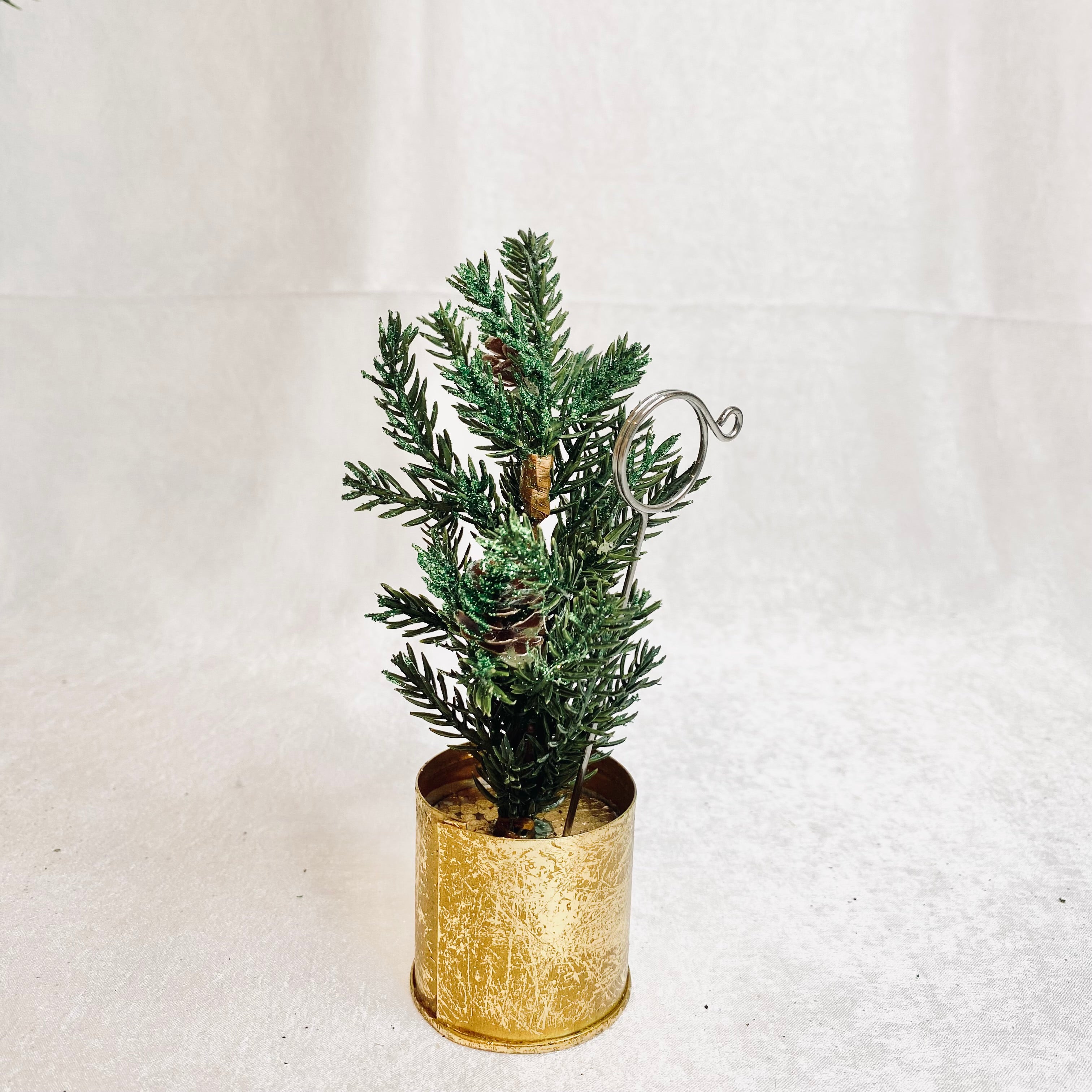 Holiday Tabletop Pine Tree Place Card Holders