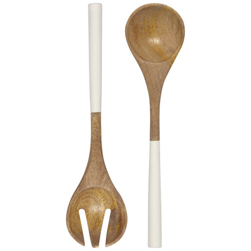 Mango Wood Salad Servers