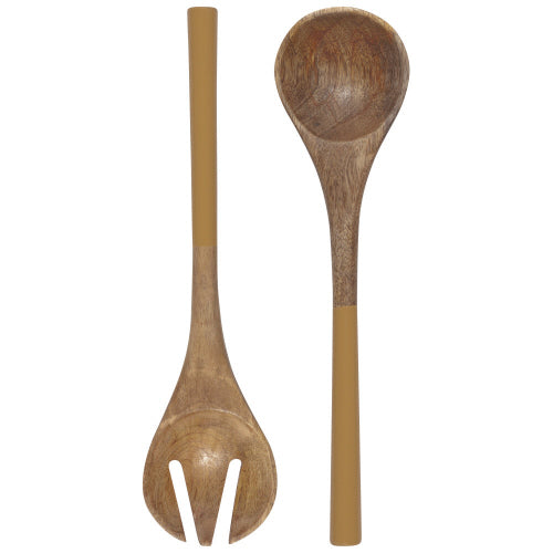 Mango Wood Salad Servers