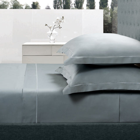 Sheet Set in Pure Cotton Satin Solid Color - Giulietta