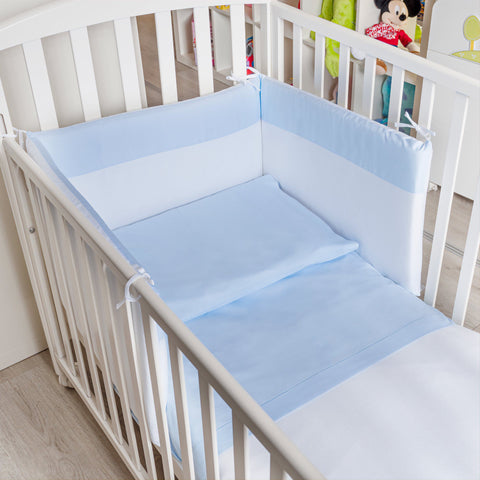 Bettlaken-Set für Babys aus reiner Baumwolle, einfarbig – Pix