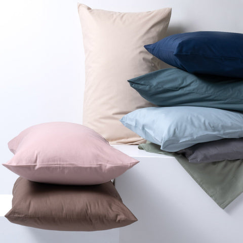 Pillowcase in Pure Cotton Solid Color - Tortona