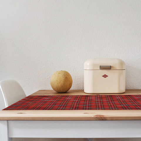 Table Runner in Pure Cotton with Tartan Digital Print - Tartan