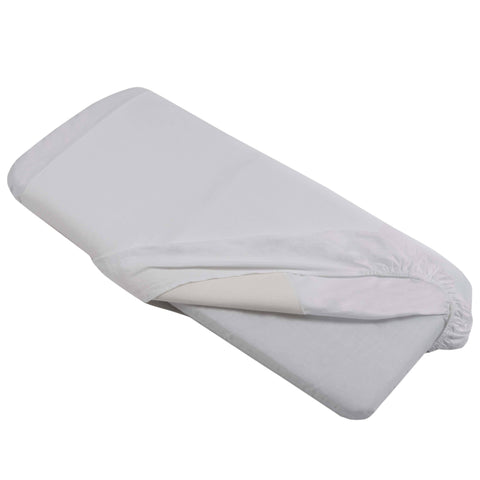 Bottom Sheet Mattress Protector in Pure Cotton Solid Color - Nadia