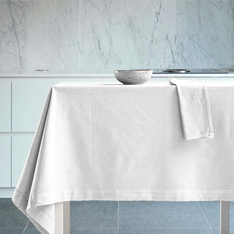 Tischdecke aus reiner Stonewashed-Baumwolle – Cales
