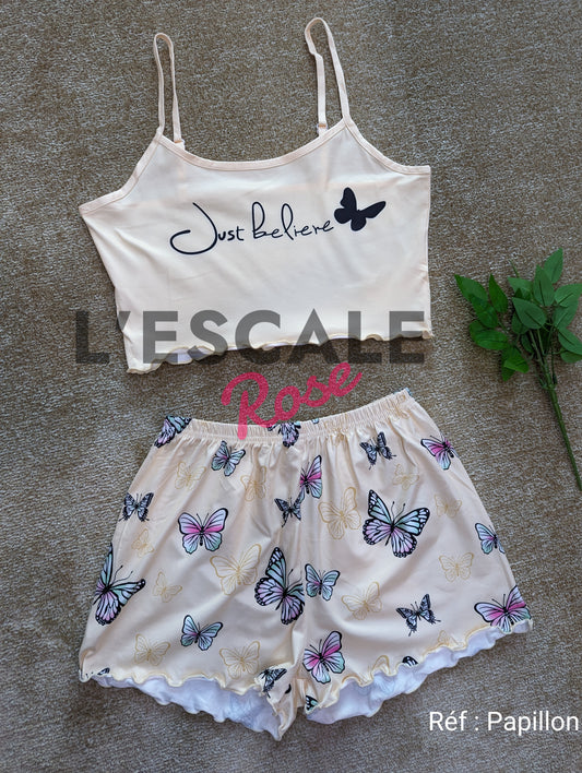 Ensemble short Papillion