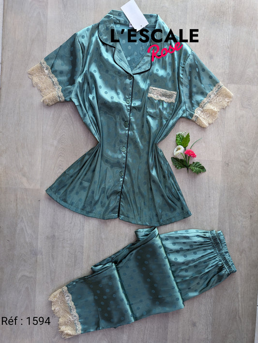 Pyjamas en satin 1594