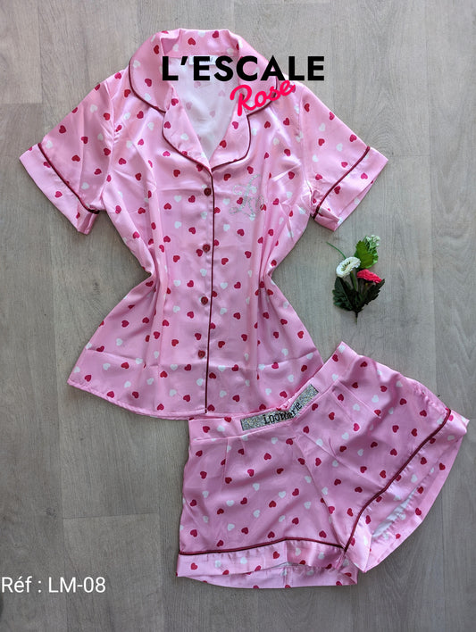 Pyjamas en satin LM-08