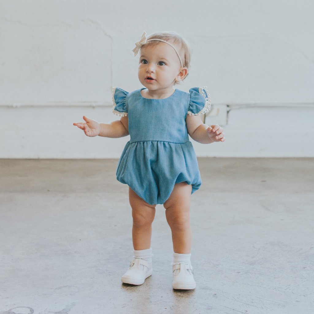 girl in romper