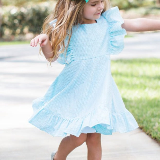 girls turquoise dress