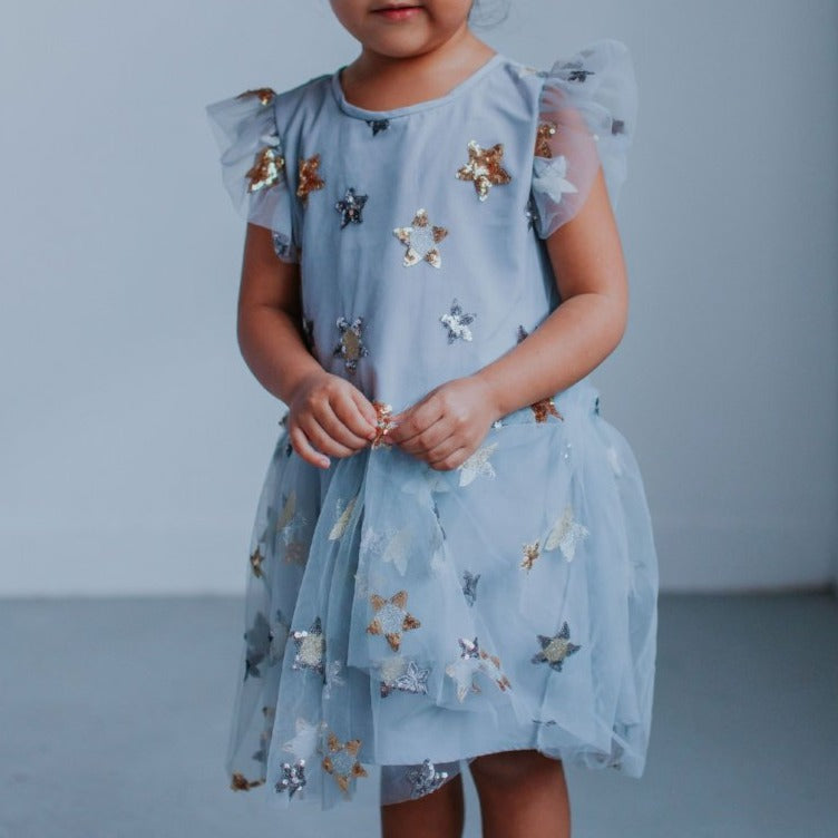 little girl sequin party dress