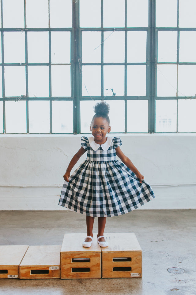 little girl plaid dress