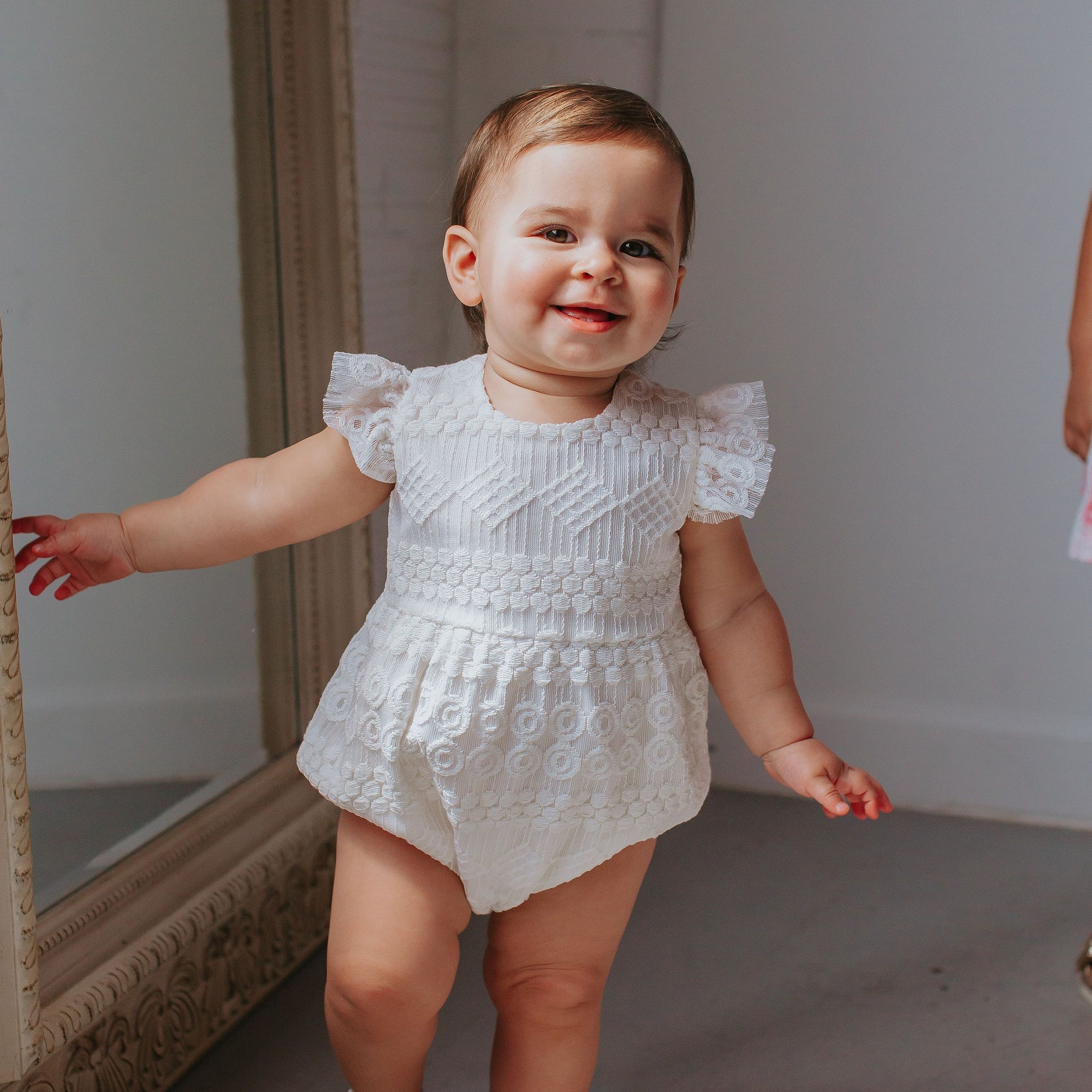 baby girl lace romper
