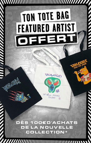 Volcom Ton tote bag featured artist offert product