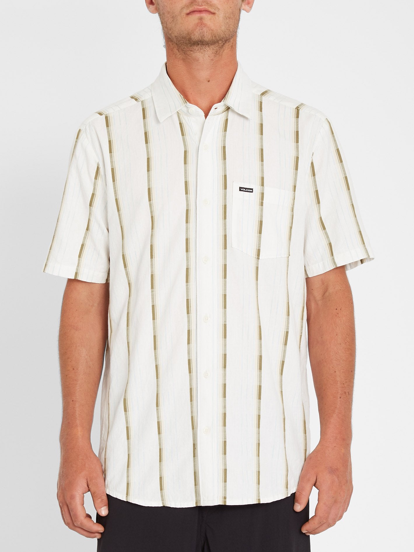 Chemise Barrun Stripe - Primer White