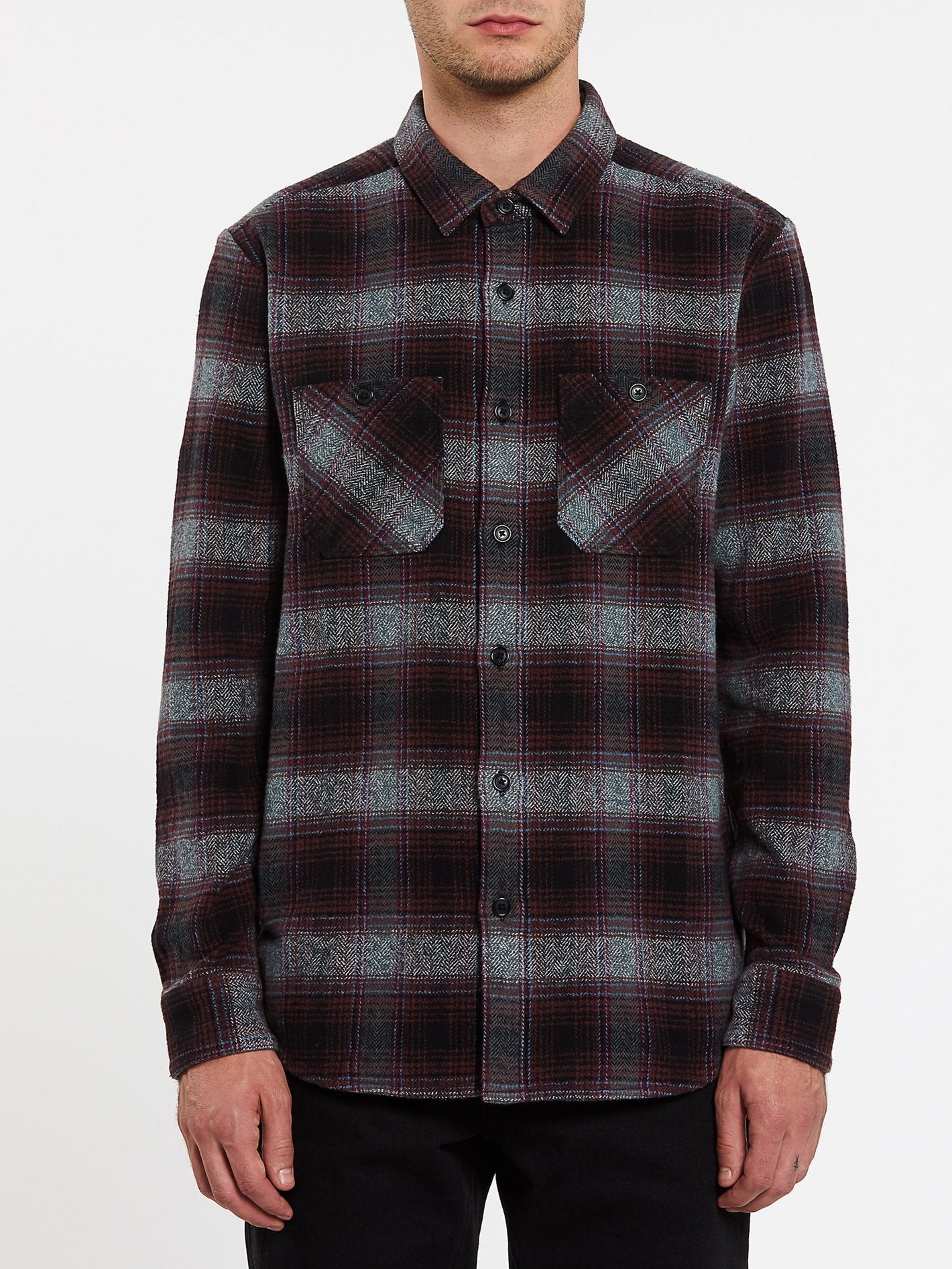 Chemise Quintin Flannel - BLACK