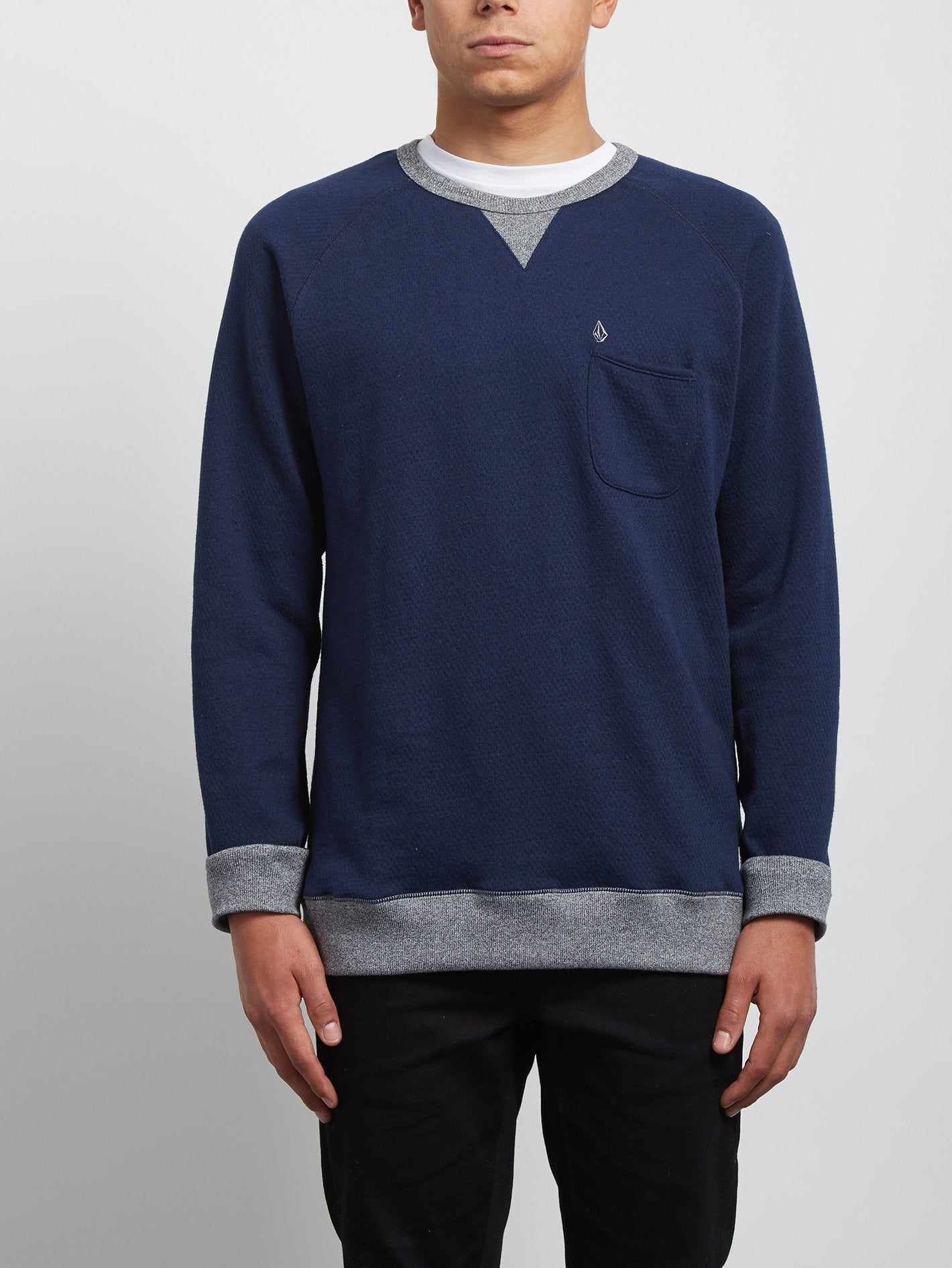 Sweatshirt Shelden Crew - Indigo