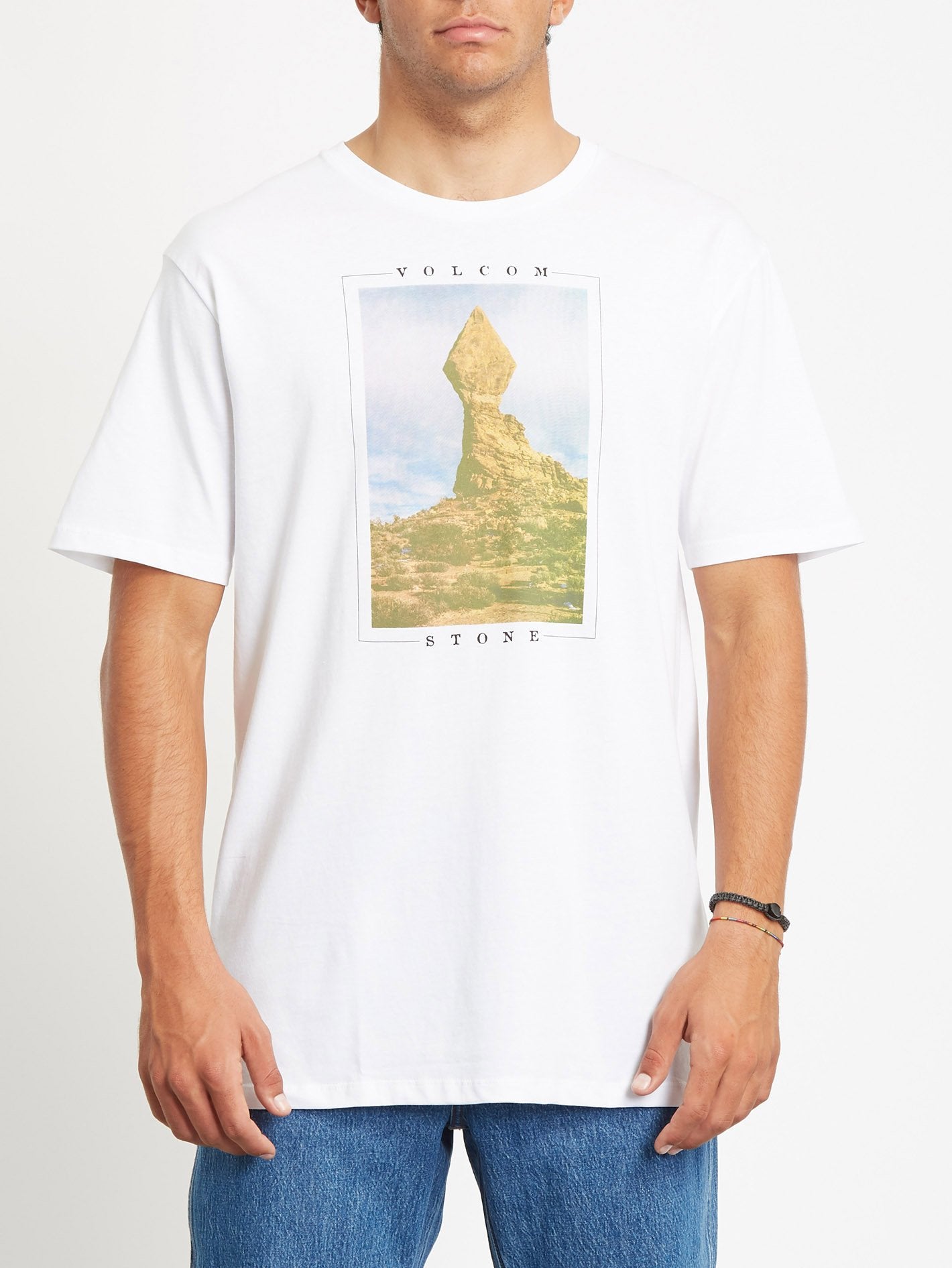 T-shirt Stone Stack - WHITE
